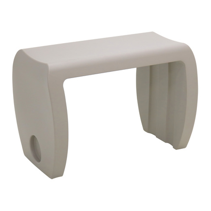 Banco Apoio Tramontina Vira com Porta Copos em Polietileno Concreto Cor Concreto - SKU 92722210