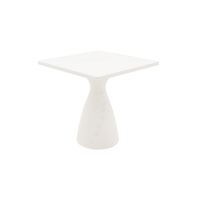 Tramontina Flut White Polyethylene Square Table