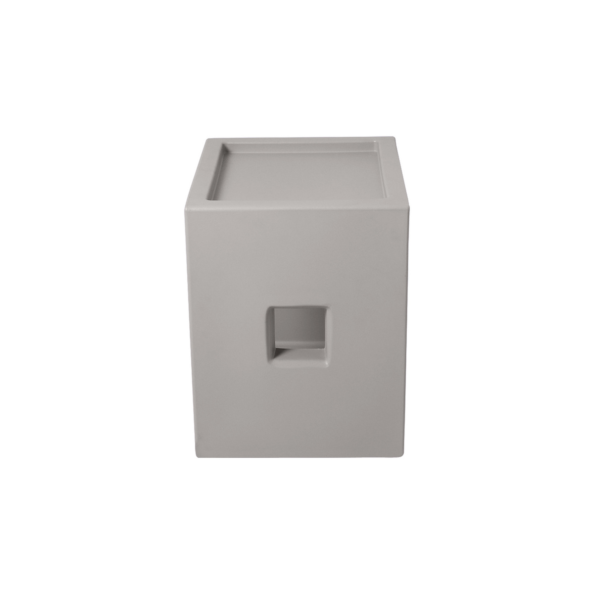 EstanteTramontina Cubo em Polietileno Concreto Cor Preto - SKU 92755210 - 3 image number 2