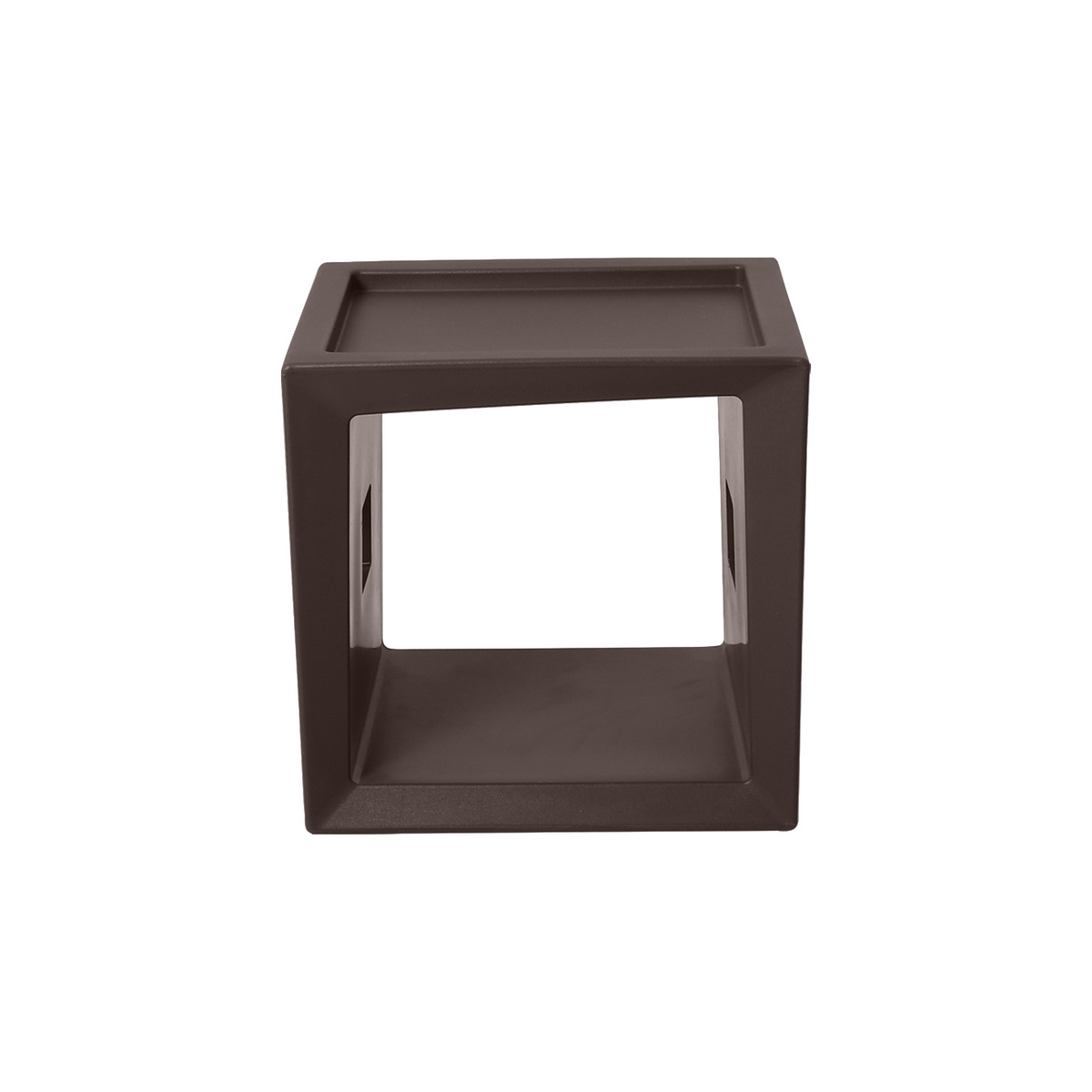 Estante Tramontina Cubo em Polietileno Marrom Caf&eacute; Cor Preto - SKU 92755309 - 2 image number 1