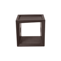 Estante Tramontina Cubo em Polietileno Marrom Caf&eacute; Cor Preto - SKU 92755309 - 2 image number 1