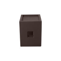 Estante Tramontina Cubo em Polietileno Marrom Caf&eacute; Cor Preto - SKU 92755309 - 4 image number 3