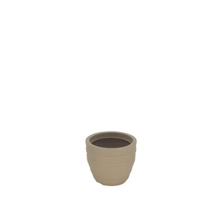 Vaso Tramontina Inca em Polietileno Granito Areia 24 cm