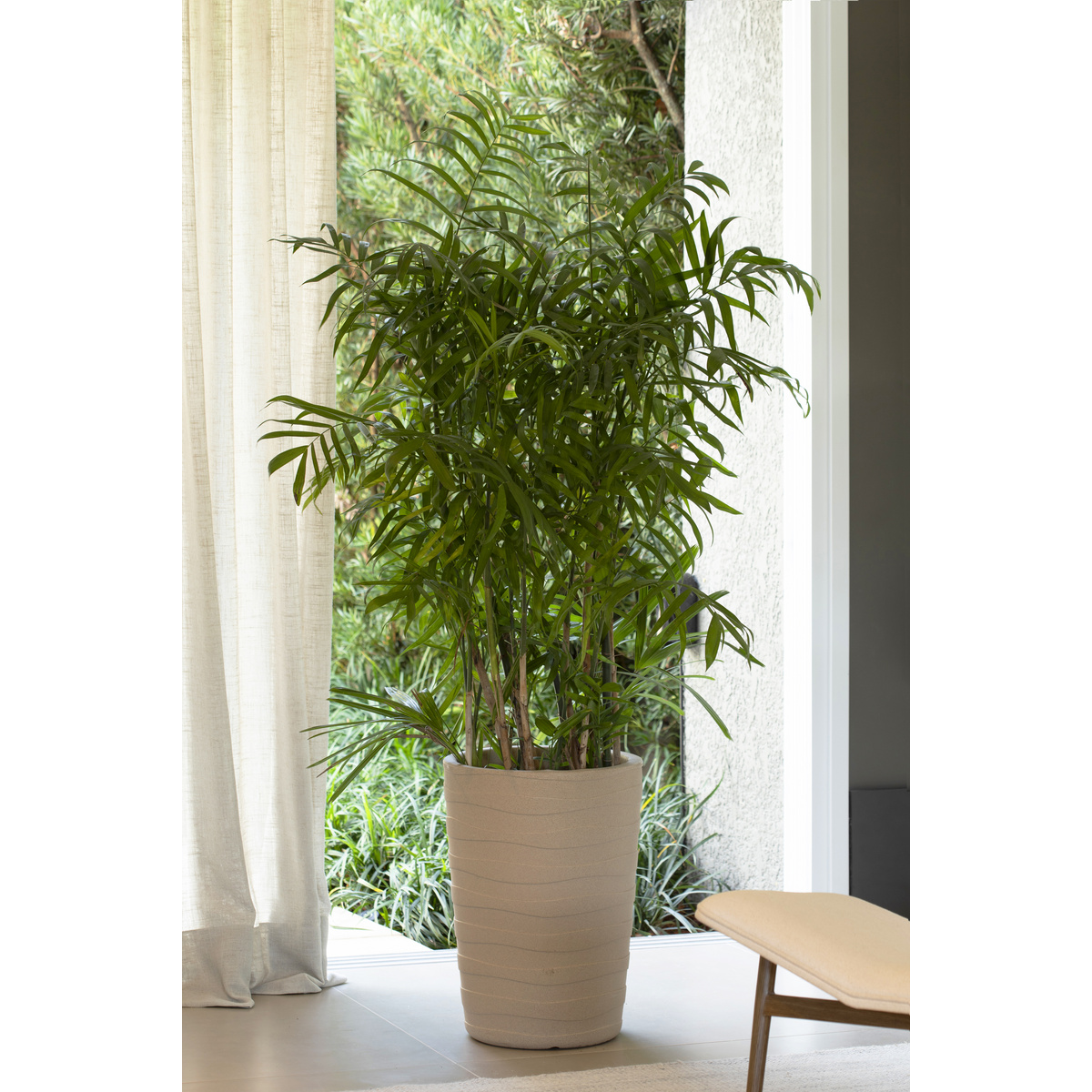 Vaso Tramontina Grego em Polietileno Granito Areia 50 cm Cor Areia - SKU 92782000 - 2 image number 1