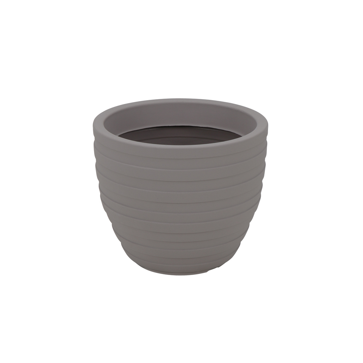 Tramontina Inca Planter in Concrete-Colored Polyethylene 45 cm