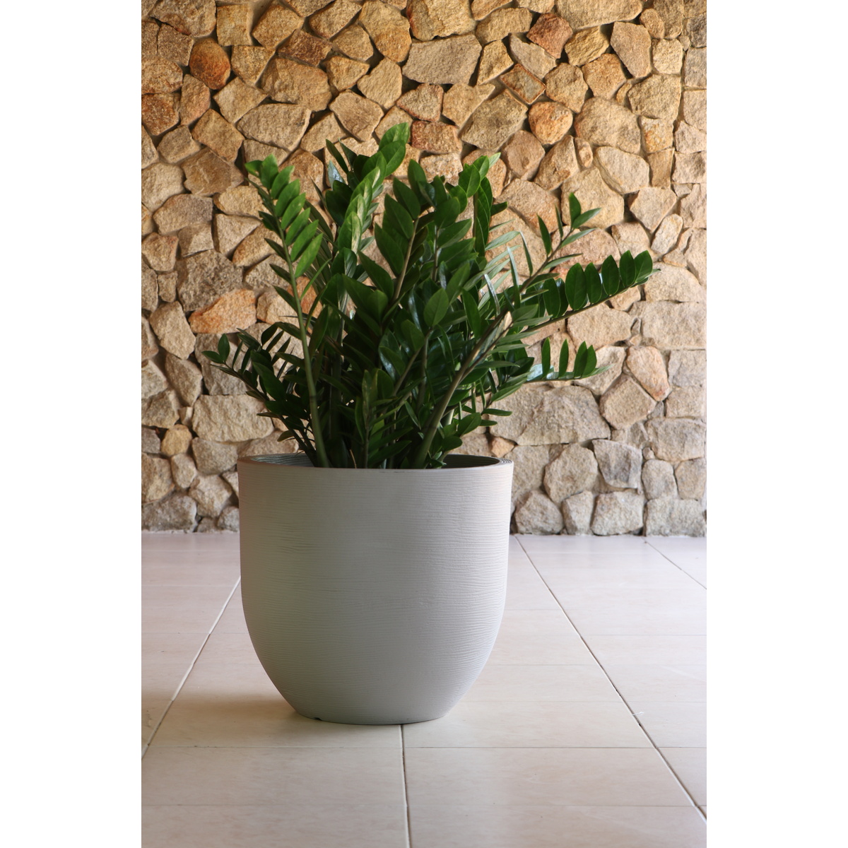 Vaso Tramontina Laos em Polietileno Concreto 45 cm Cor Concreto - SKU 92796210 - 2 image number 1