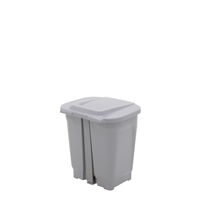 Lixeira Tramontina T-Force em Polipropileno Cinza 25 L Cor Cinza - SKU 92812210 - 2 image number 1