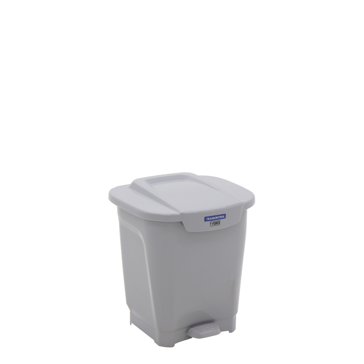 Lixeira Tramontina T-Force em Polipropileno Cinza 25 L Cor Cinza - SKU 92812210 - 1 image number 0