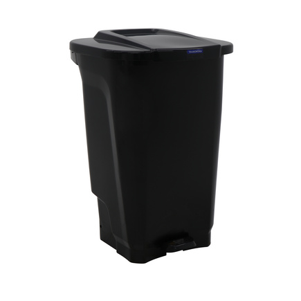Lixeira Tramontina T-Force em Polipropileno Preto 100 L Cor Preto - SKU 92814009 - 1