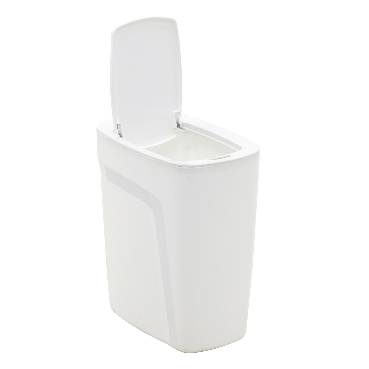 Lixeira Tramontina Urban em Polipropileno Branco com Tampa Click 8,5 L Cor Branco - SKU 92863010 - 3 image number 2