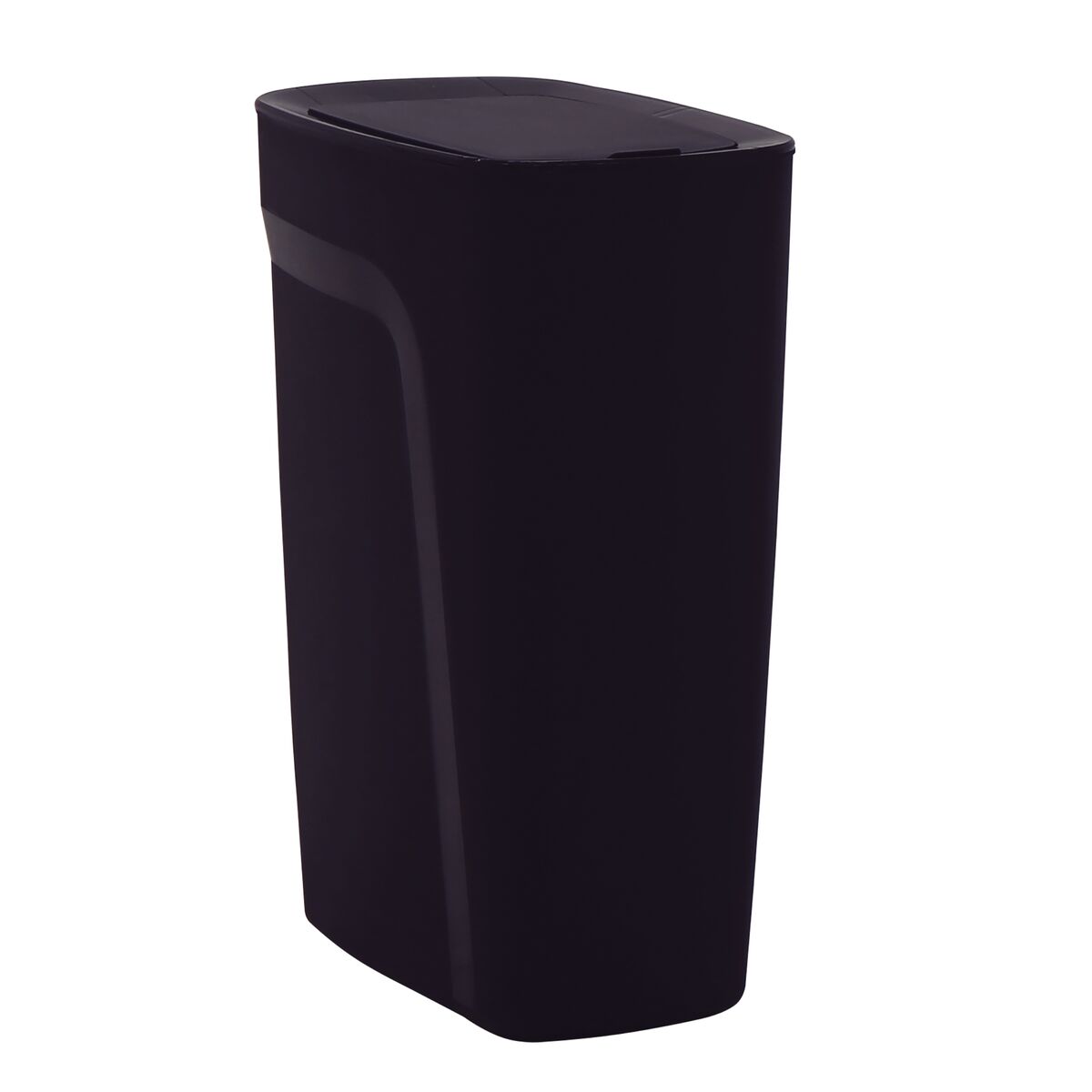 Lixeira Tramontina Urban em Polipropileno Preto com Tampa Click 10,5 L