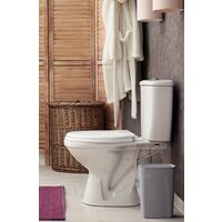 Lixeira Tramontina Urban em Polipropileno Cinza com Tampa Click 10,5 L Cor Cinza - SKU 92865210 - 8 image number 7