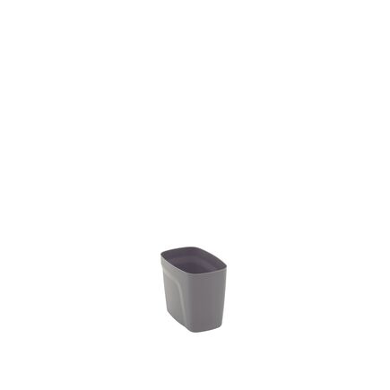 Lixeira Tramontina Compact Cesto ECO em Polipropileno Cinza 6,5 L