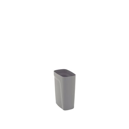 Lixeira Tramontina Compact Cesto ECO em Polipropileno Cinza 10,5 L