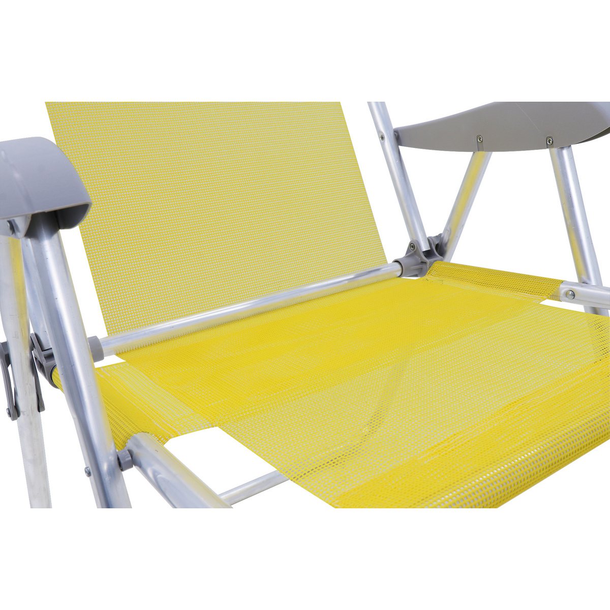 Cadeira de Praia Tramontina Creta Master em Alum&iacute;nio com Assento Amarelo Cor Amarelo - SKU 92900200 - 3 image number 2