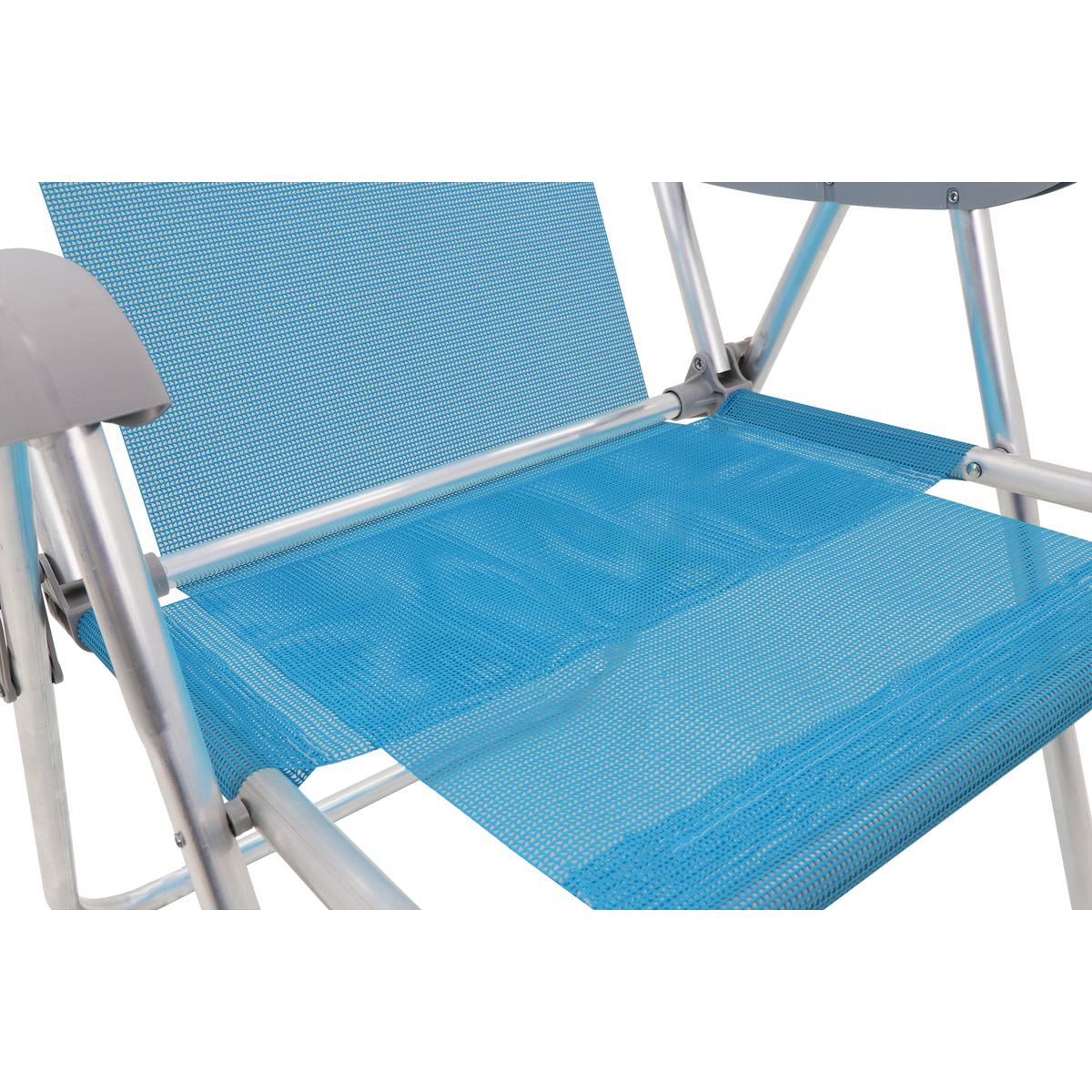 Cadeira de Praia Tramontina Creta Master em Alum&iacute;nio com Assento Azul Cor Azul - SKU 92900201 - 2 image number 1