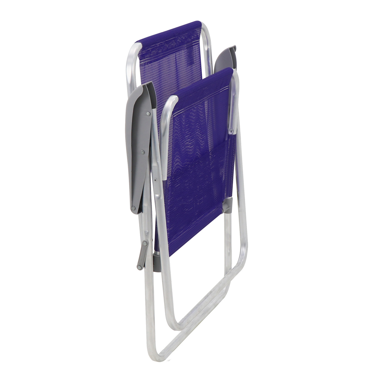 Cadeira de Praia Tramontina Creta Master em Alum&iacute;nio com Assento Roxo Cor Roxo - SKU 92900203 - 2 image number 1