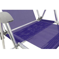 Cadeira de Praia Tramontina Creta Master em Alum&iacute;nio com Assento Roxo Cor Roxo - SKU 92900203 - 3 image number 2