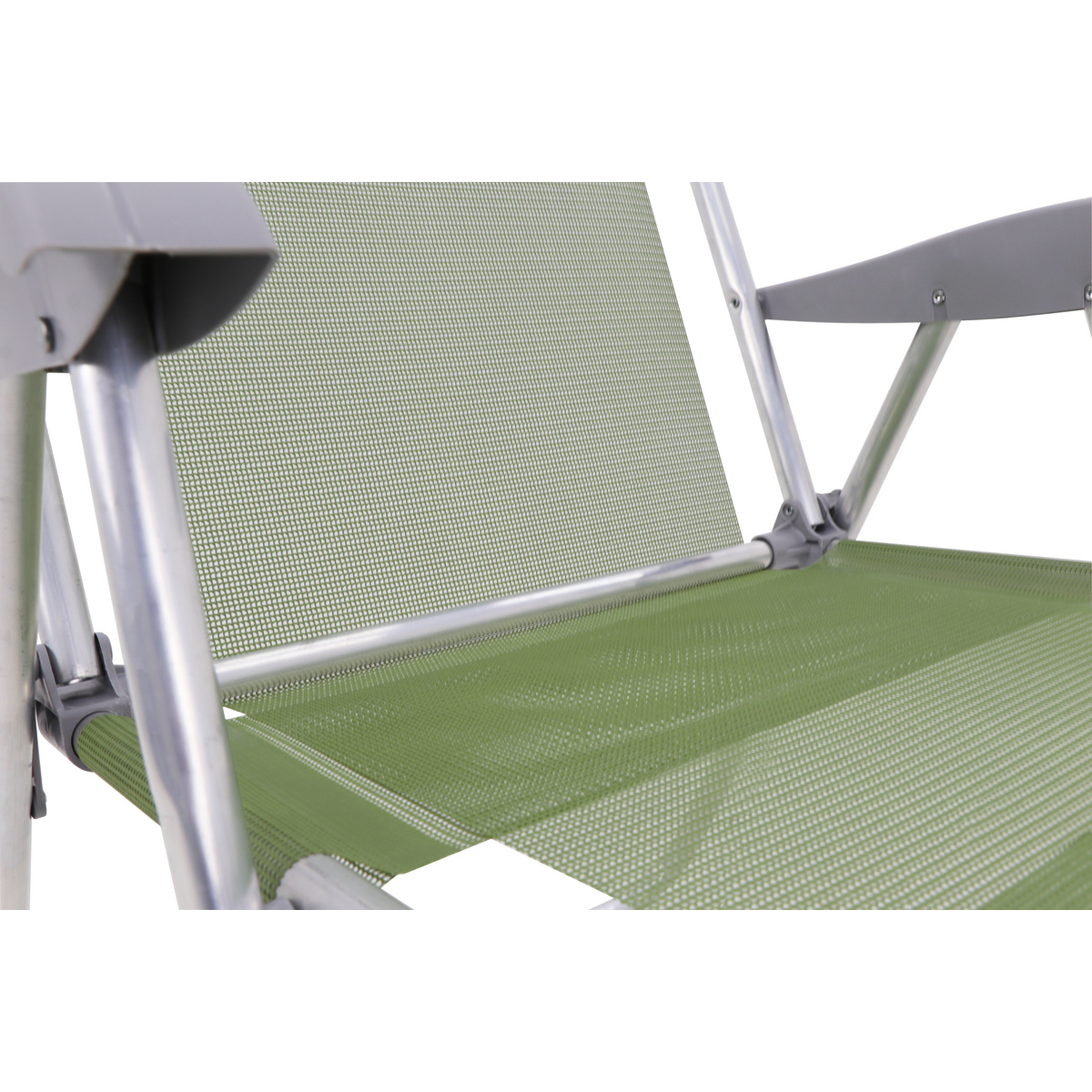 Cadeira de Praia Tramontina Creta Master em Alum&iacute;nio com Assento Verde Oliva Cor Verde - SKU 92900204 - 4 image number 3
