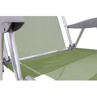 Cadeira de Praia Tramontina Creta Master em Alum&iacute;nio com Assento Verde Oliva Cor Verde - SKU 92900204 - 4 image number 3