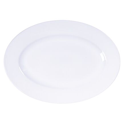 Travessa Oval Tramontina Maria Augusta em Porcelana 40x29 cm Cor Branco - SKU 96010072