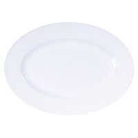Travessa Oval Tramontina Maria Augusta em Porcelana 40x29 cm Cor Branco - SKU 96010072 - 1 image number 0