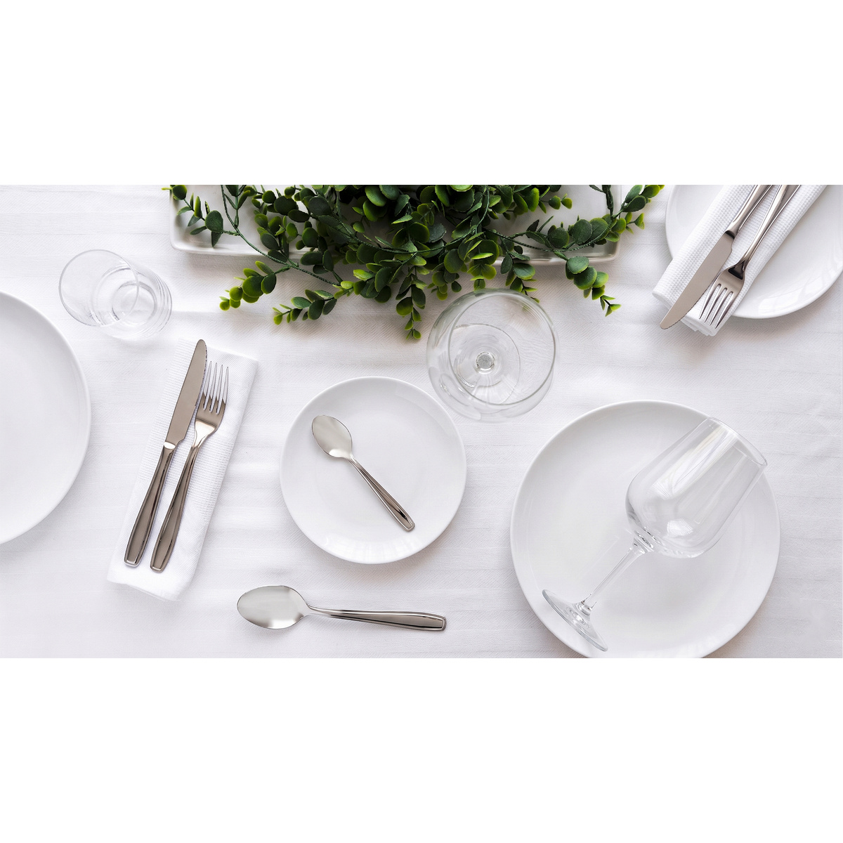 Aparelho de Jantar Tramontina Leonora em Porcelana 20 Pe&ccedil;as Cor Branco - SKU 96010287 - 2 image number 1