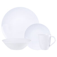 Jogo de Pratos Tramontina Leonora em Porcelana com Bowl 16 Pe&ccedil;as Cor Cinza - SKU 96010290 - 1 image number 0