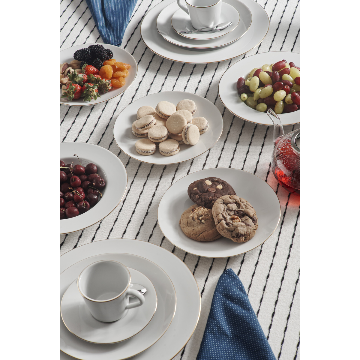 Aparelho de Jantar Tramontina Elisa em Porcelana Decorada 20 Pe&ccedil;as Cor Ouro| Filete - SKU 96010387 - 9 image number 8