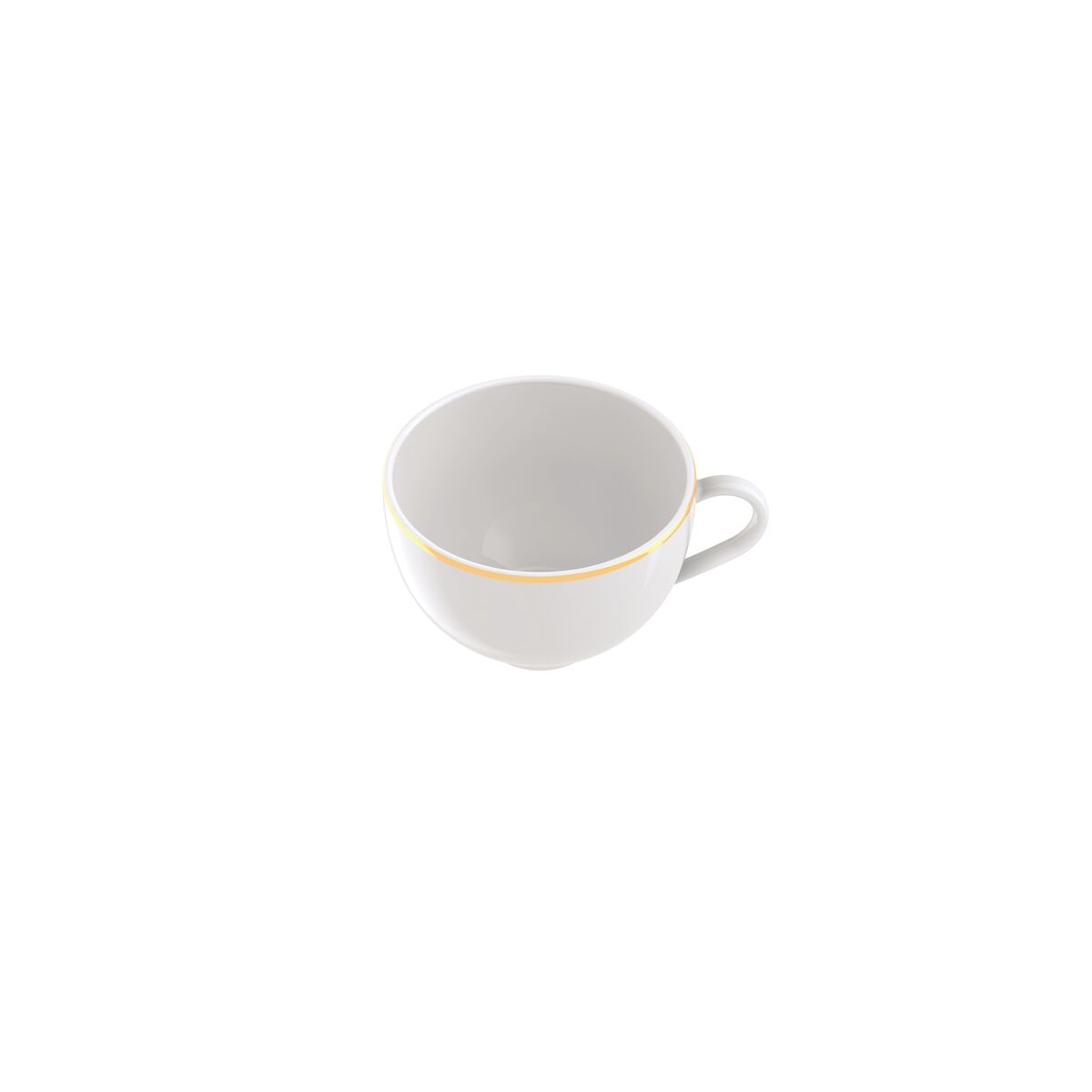 X&iacute;cara Ch&aacute; Tramontina Anna em Porcelana 250ml Cor Ouro| Filete - SKU 96010421 - 3 image number 2