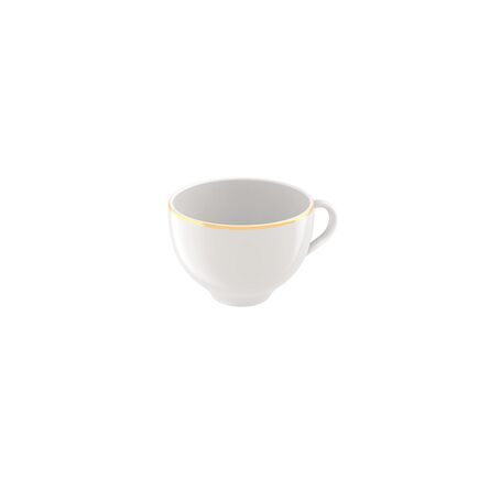 X&iacute;cara Ch&aacute; Tramontina Anna em Porcelana 250ml Cor Ouro| Filete - SKU 96010421
