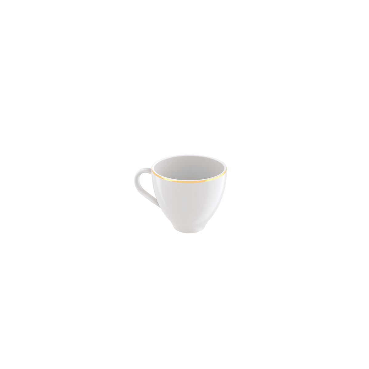 X&iacute;cara Caf&eacute; Tramontina Anna em Porcelana 100ml Cor Ouro| Filete - SKU 96010423 - 2 image number 1