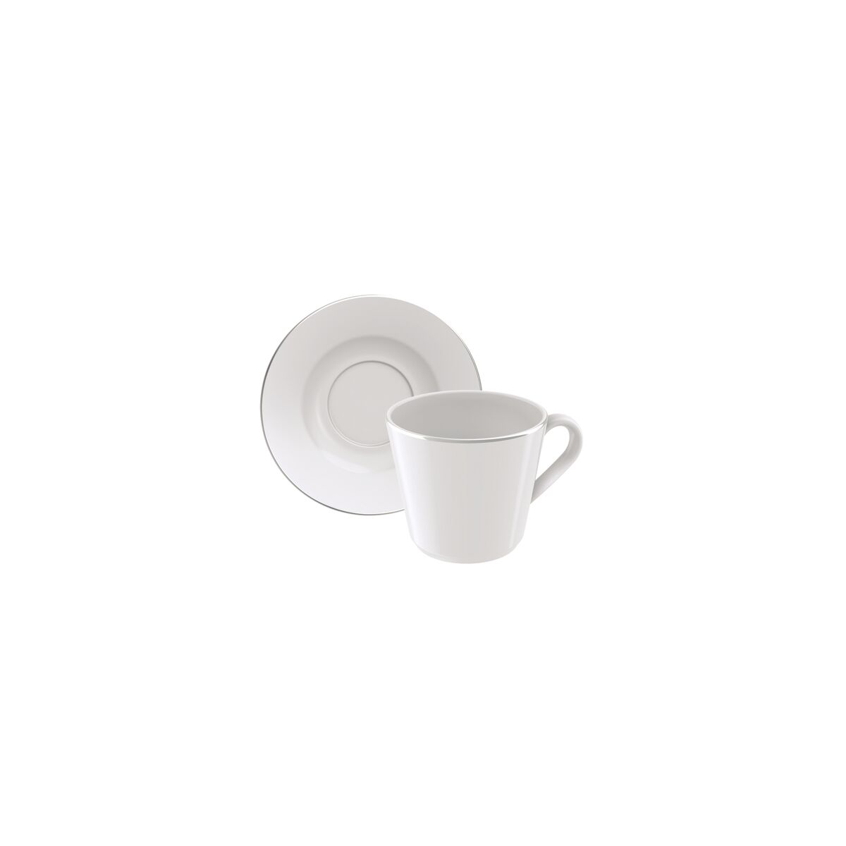 Conjunto X&iacute;cara e Pires de Ch&aacute; Tramontina Joana em Porcelana Decorada Cor Azul - SKU 96010537 - 1 image number 0