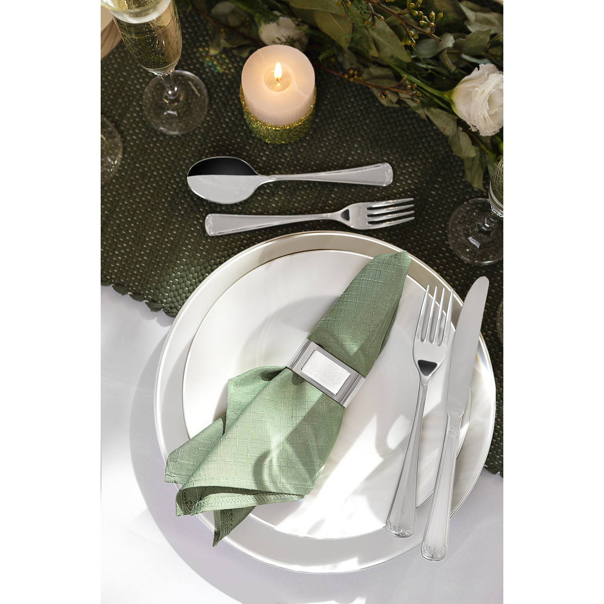 Aparelho de Jantar Tramontina Joana em Porcelana Decorada 30 Pe&ccedil;as Cor Prata | Filete - SKU 96010590 - 9 image number 8