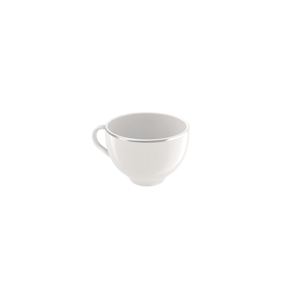 X&iacute;cara Ch&aacute; Tramontina Atena em Porcelana Decorada 250ml Cor Prata | Filete - SKU 96010621 - 2 image number 1