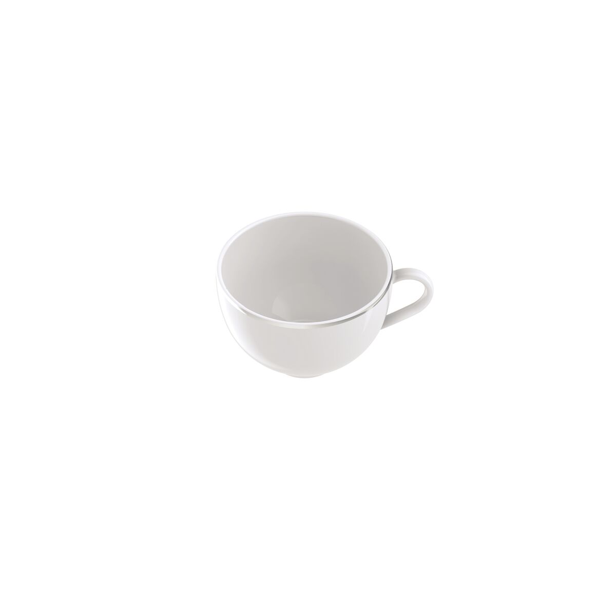 X&iacute;cara Ch&aacute; Tramontina Atena em Porcelana Decorada 250ml Cor Prata | Filete - SKU 96010621 - 3 image number 2