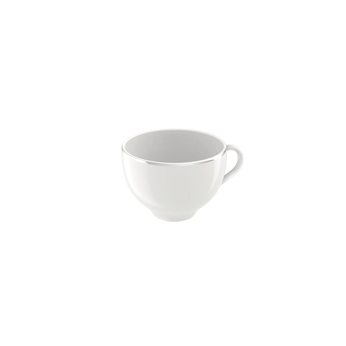 X&iacute;cara Ch&aacute; Tramontina Atena em Porcelana Decorada 250ml Cor Prata | Filete - SKU 96010621 - 1 image number 0