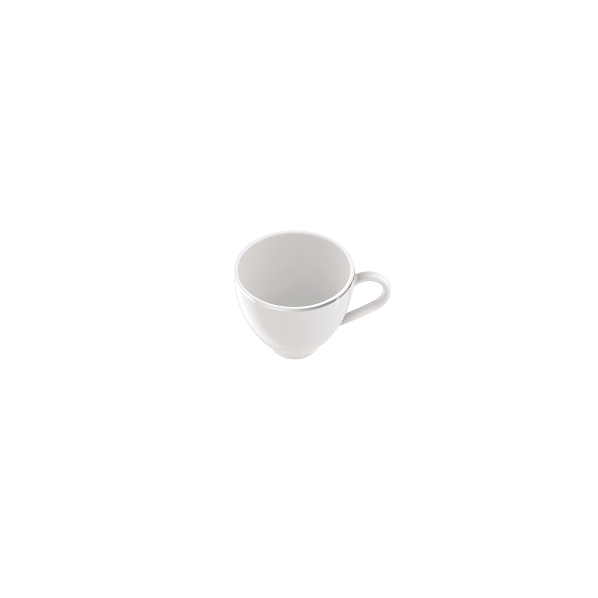 X&iacute;cara Caf&eacute; Tramontina Atena em Porcelana Decorada 100ml Cor Prata | Filete - SKU 96010623 - 3 image number 2