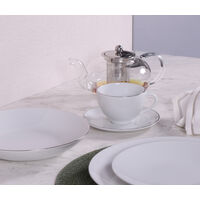 Aparelho de Jantar Tramontina Atena em Porcelana Decorada 20 Pe&ccedil;as Cor Branco - SKU 96010687 - 4 image number 3