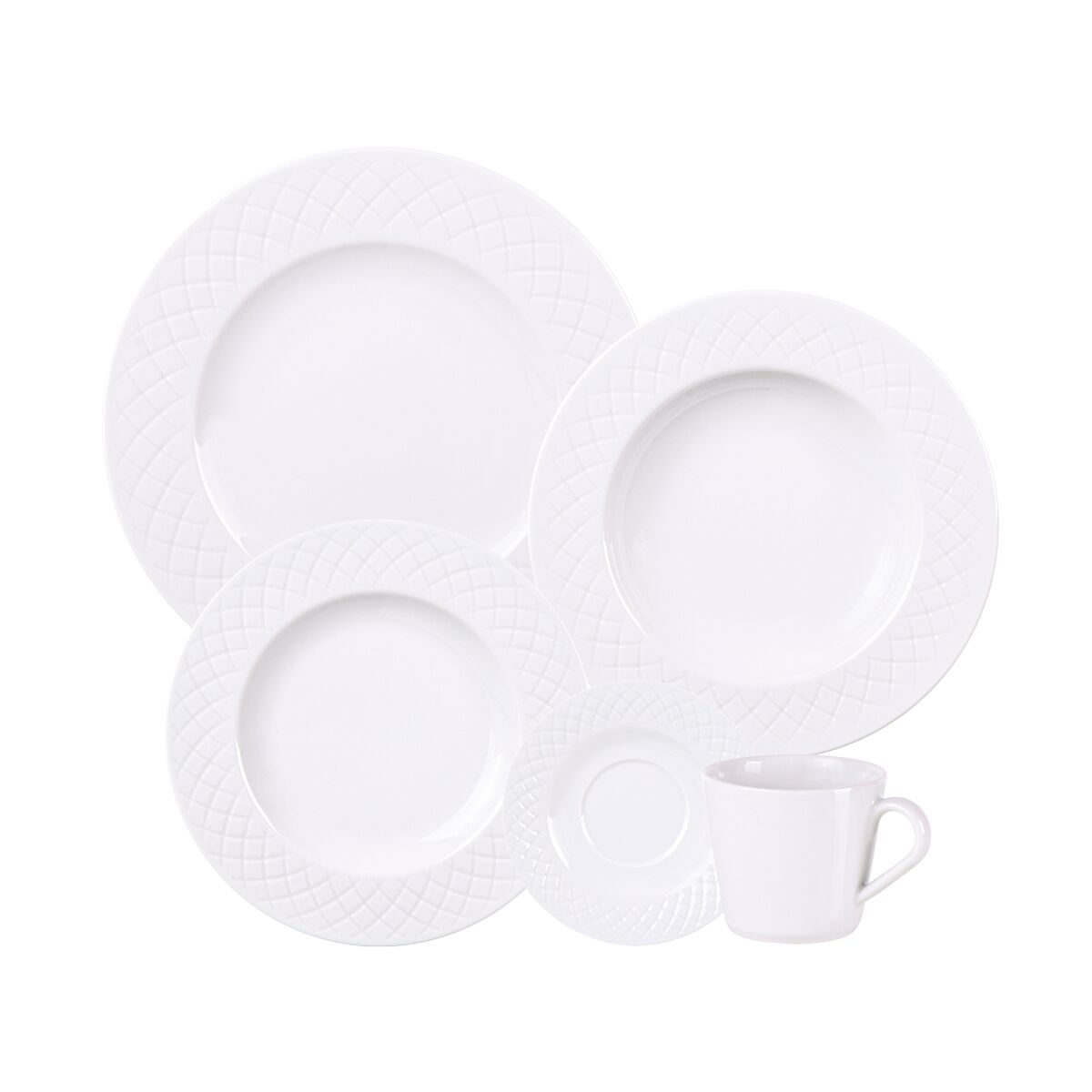 Tramontina Ingrid 20-Piece Porcelain Dinnerware