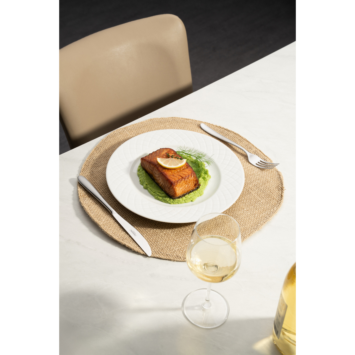 Aparelho de Jantar Tramontina Ingrid em Porcelana Decorada 30 Pe&ccedil;as Cor Branco - SKU 96011890 - 3 image number 2