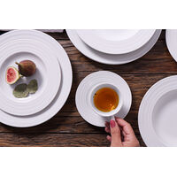 Aparelho de Jantar Tramontina Vibrare em Porcelana Decorada 30 Pe&ccedil;as Cor Branco - SKU 96012290 - 6 image number 5