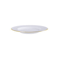 Prato Sobremesa Tramontina Mesh Filete de Ouro em Porcelana 21 cm Cor Branco - SKU 96012306 - 2 image number 1