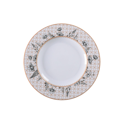 Prato Sobremesa Tramontina Solaris em Porcelana 21 cm Cor Branco - SKU 96012606 - 1