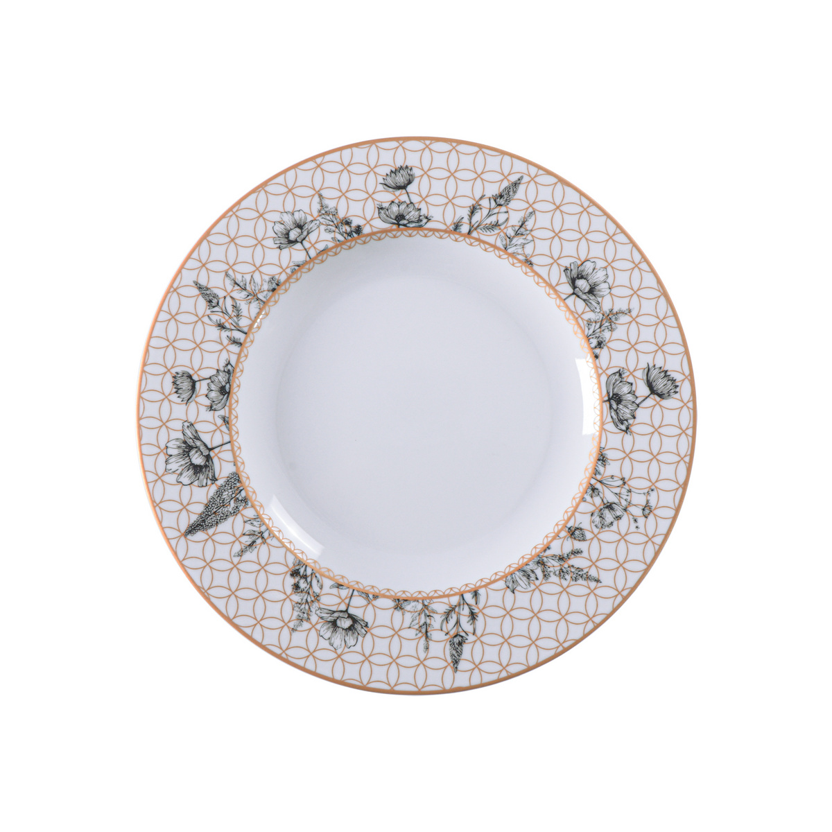 Prato Sobremesa Tramontina Solaris em Porcelana 21 cm Cor Branco - SKU 96012606 - 1 image number 0