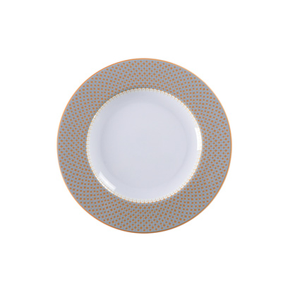 Prato Sobremesa Tramontina Aurum em Porcelana 21 cm Cor Branco - SKU 96012706