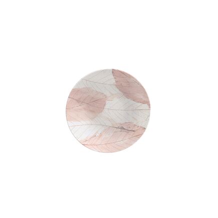 Prato Sobremesa Tramontina Rosé em Porcelana Decorada 21 cm