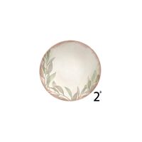 Prato Sobremesa Tramontina Natur em Porcelana Decorada 21 cm (Segunda Escolha) Cor Marrom - SKU 96580525 - 1 image number 0