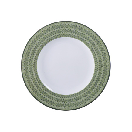 Prato Raso Tramontina Zenith em Porcelana Decorada 28 cm Cor Branco - SKU 96580646 - 1
