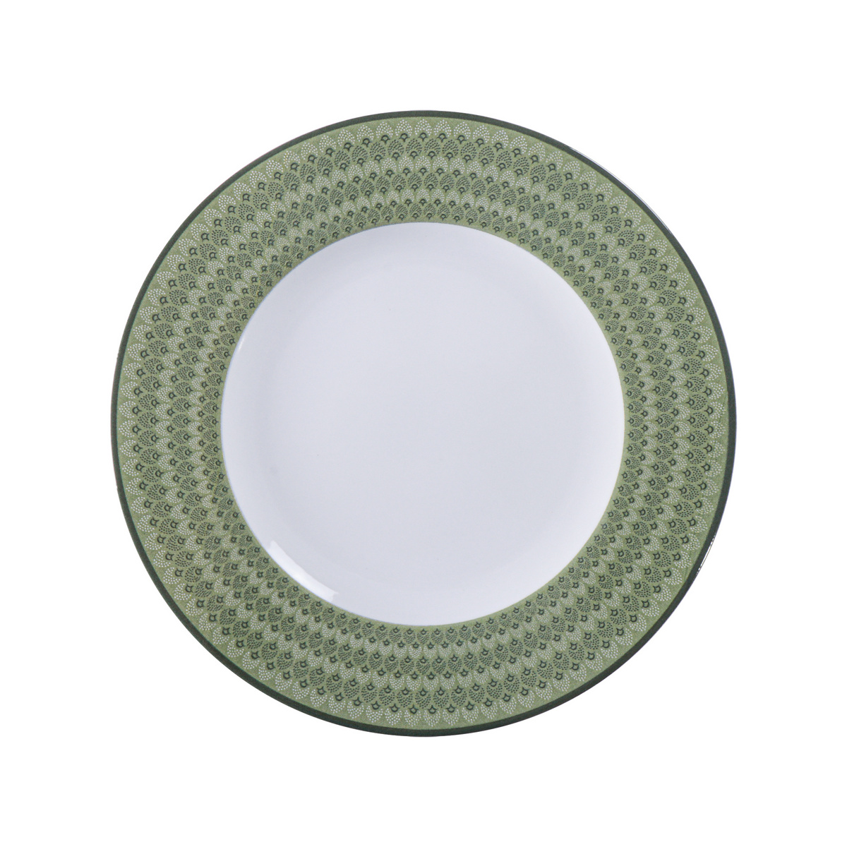 Prato Raso Tramontina Zenith em Porcelana Decorada 28 cm Cor Branco - SKU 96580646 - 1 image number 0